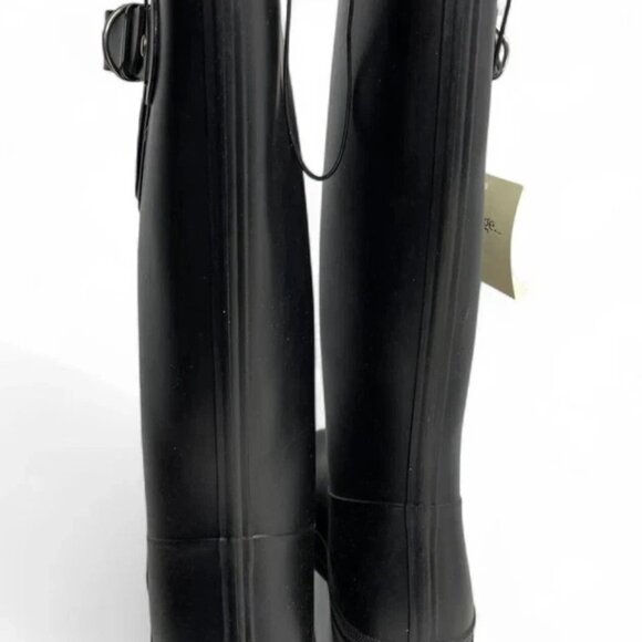 New George Black Wellies Rain Waterproof Boots Women's 7 - Picture 7 of 12